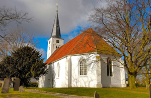 Taxi Tervoort Heiloo -  witte kerk